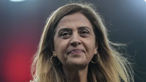 Leila Pereira presidente do Palmeiras antes da partida contra o Fluminense pelo campeonato Brasileiro A 2024. Foto: Thiago Ribeiro/AGIF
