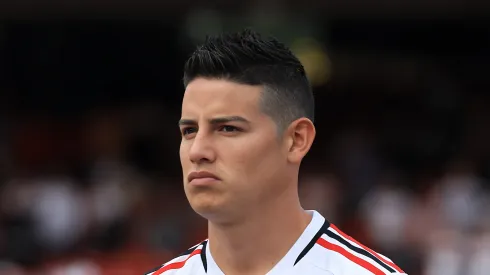 James Rodriguez jogador do São Paulo durante partida contra o Botafogo no estádio Morumbi pelo campeonato Brasileiro A 2023 (Imagem: Marcello Zambrana/AGIF)
