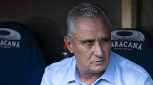 Tite tecnico do Flamengo durante partida contra o Atletico-GO no estadio Maracana pelo campeonato Brasileiro A 2024. Foto: Jorge Rodrigues/AGIF
