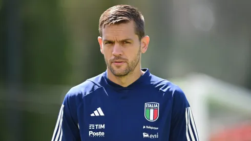 Rafael Toloi of Italy looks on during an Italy Training Session at Forte Village Resort on June 06, 2023 in Santa Margherita di Pula, Italy. 
