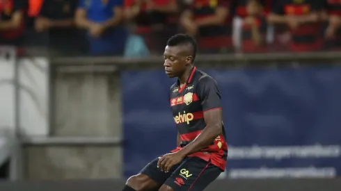 Helibelton Palacios durante a partida entre Sport e PontePreta na Arena de Pernambuco pelo campeonato brasileiro da Serie B 2024. 
