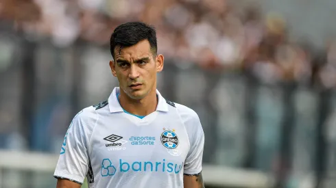 Cristaldo jogador do Gremio durante partida contra o Vasco no estadio Sao Januario pelo campeonato Brasileiro A 2024. Meio-campista pode ser negociado
