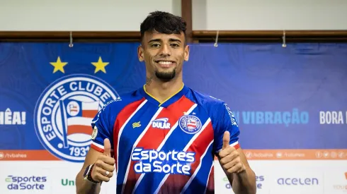 Luciano Rodríguez não entrou contra o Botafogo – Foto: Letícia Martins/EC Bahia.
