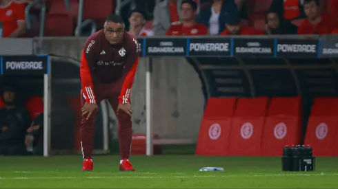 Roger Machado tecnico do Internacional durante partida contra o Rosario Central no estadio Beira-Rio pelo campeonato Copa Sul-Americana 2024
