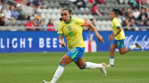 Marta foi expulsa no segundo tempo de partida – Foto: Jason Mowry/Getty Images
