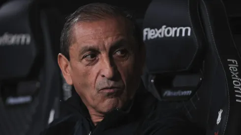  Ramon Diaz técnico do Corinthians durante partida contra o Gremio no estadio Arena Corinthians pelo campeonato Copa Do Brasil 2024.
