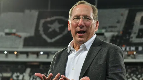 John Textor presidente da SAF do Botafogo durante partida contra o Atletico-GO no estadio Engenhao pelo campeonato Brasileiro A 2024.
