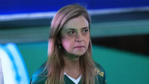 Leila Pereira, presidente do Palmeiras. 
