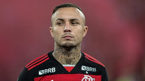 Cebolinha preocupa no Flamengo (Foto: Thiago Ribeiro/AGIF)
