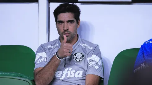 Abel Ferreira técnico do Palmeiras durante partida contra o Flamengo no estádio Arena Allianz Parque pelo campeonato Copa Do Brasil 2024. Foto: Ettore Chiereguini/AGIF
