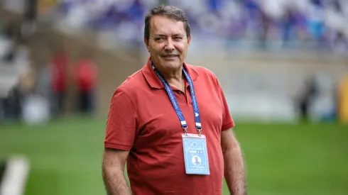 Pedro Lourenço, o Pedrinho proprietário da SAF do Cruzeiro durante partida contra o Corinthians no estádio Mineirão pelo campeonato Brasileiro A 2024. Foto: Gilson Lobo/AGIF