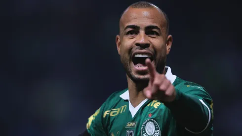 Mayke, jogador do Palmeiras, durante partida contra o Corinthians no Allianz Parque, pelo Campeonato Brasileiro.
