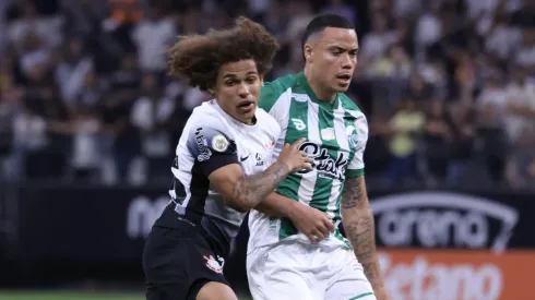 Biro jogador do Corinthians durante partida contra o Juventude no estádio Arena Corinthians pelo campeonato Brasileiro A 2024. Foto: Marcello Zambrana/AGIF
