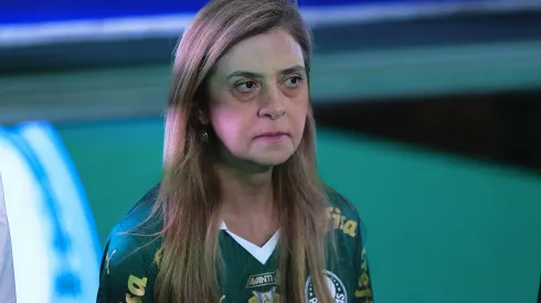 Leila Pereira, presidente do Palmeiras. 
