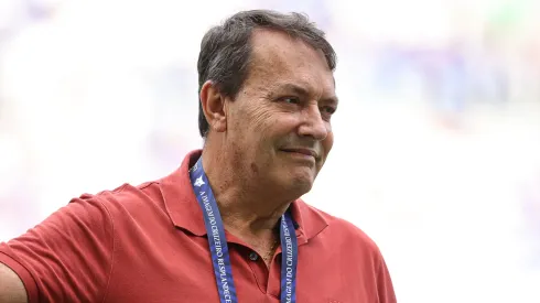 Pedro Lourenço, o Pedrinho proprietário da SAF do Cruzeiro durante partida contra o Corinthians no estádio Mineirão pelo campeonato Brasileiro A 2024. Foto: Gilson Lobo/AGIF
