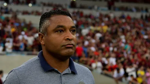 Roger Machado tecnico do Bahia durante partida contra o Flamengo no estadio Maracana pelo campeonato Brasileiro A 2019. Roger foi avisado sobre possível reforço no Colorado
