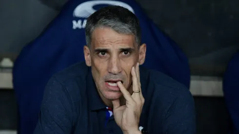 Vojvoda, técnico do Fortaleza, durante partida contra o Flamengo no Maracanã, pelo Campeonato Brasileiro.
