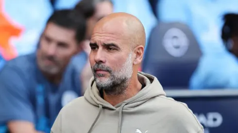 Pep Guardiola, treinador do Manchester City.
