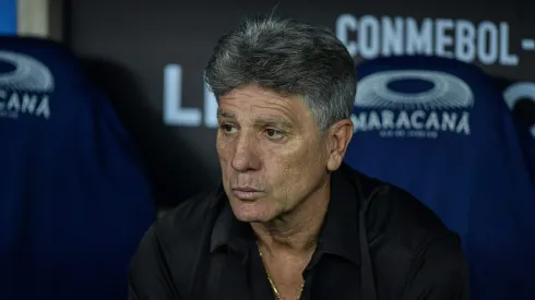 Renato Portaluppi, técnico do Grêmio, durante partida contra o Fluminense no Maracanã pela Copa Libertadores.
