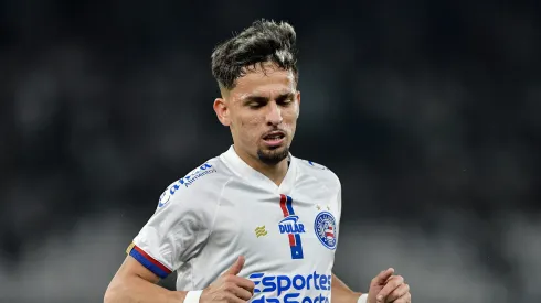 Biel jogador do Bahia durante partida contra o Botafogo no estadio Engenhao pelo campeonato Copa Do Brasil 2024. Foto: Thiago Ribeiro/AGIF
