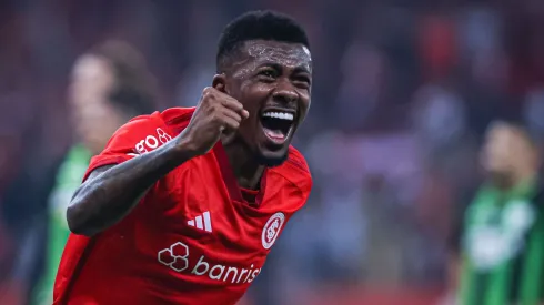 Igor Gomes, jogador do Internacional, durante partida contra o America-MG no Beira-Rio, pela Copa do Brasil de 2023.
