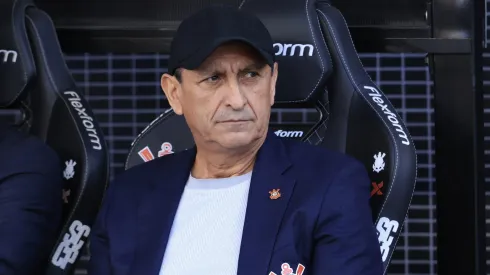 Ramon Diaz técnico do Corinthians durante partida contra o Juventude (Foto: Marcello Zambrana/AGIF)
