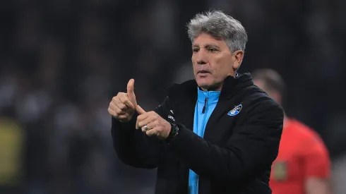 Renato Portaluppi, técnico do Grêmio, durante partida contra o Corinthians na Neo Química Arena, pela Copa do Brasil.
