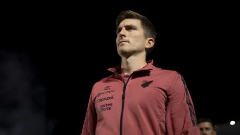 Martín Varini técnico do Athletico-PR durante partida contra o Vasco no estádio São Januário pelo campeonato Copa Do Brasil 2024. Foto: Jorge Rodrigues/AGIF