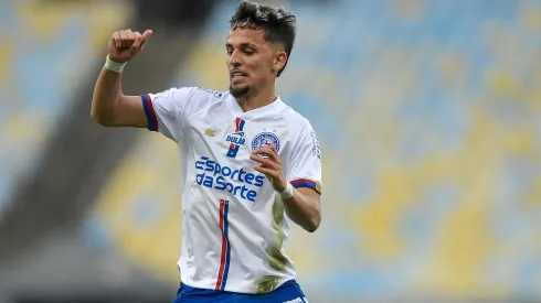 Biel jogador do Bahia durante partida contra o Fluminense no estadio Maracana pelo campeonato Brasileiro A 2024. Jogador segue fora e nova atualização pintou 
