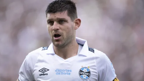 Kannemann jogador do Gremio durante partida contra o Vasco no estadio Sao Januario pelo campeonato Brasileiro A 2024. Zagueiro pode sofrer punição
