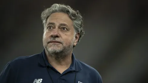  Júlio Casares presidente do São Paulo antes da partida contra o Flamengo no estádio Maracanã pelo campeonato Brasileiro A 2024. Foto: Jorge Rodrigues/AGIF
