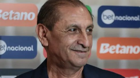 Ramon Diaz técnico do Corinthians durante entrevista antes da partida contra o Gremio no estadio Couto Pereira pelo campeonato Copa Do Brasil 2024. 
