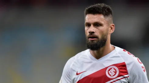 Rafael Sobis jogador do Internacional durante partida contra o Fluminense no estadio Maracana pelo campeonato Brasileiro A 2019. Foto: Thiago Ribeiro/AGIF
