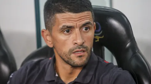 Lucho durante confronto contra o Coritiba no Campeonato Paranaense de 2022.
