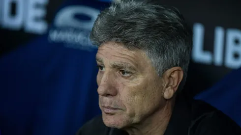 Renato Portaluppi técnico do Grêmio durante partida contra o Fluminense no estadio Maracana pelo campeonato Copa Libertadores 2024. 
