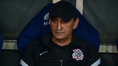 Ramón Díaz durante confronto contra o Flamengo na partida de ida da semifinal da Copa do Brasil 2024.
