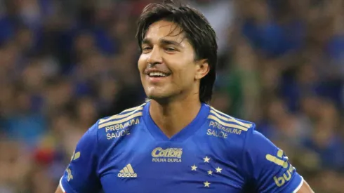 Marcelo Moreno jogando no Cruzeiro em 2021
