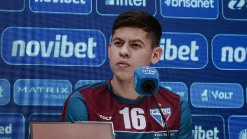 Coletiva de Imprensa com Matheus Rossetto. Foto: Kael Morais/Fortaleza EC