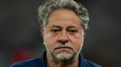  Julio Casares presidente do Sao Paulo antes da partida contra o Flamengo no estadio Maracana pelo campeonato Brasileiro A 2024.  
