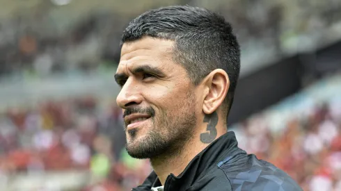 Lucho González, tecnico do Athletico, durante partida pelo Campeonato Brasileiro.
