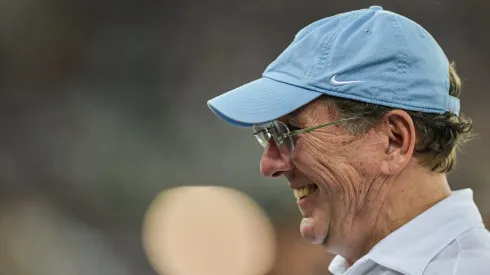 John Textor, dirigente do Botafogo, durante partida contra o Criciuma, pelo Campeonato Brasileiro.
