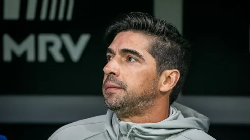 Abel Ferreira tecnico do Palmeiras durante partida contra o Atletico-MG no estadio Arena MRV pelo campeonato Brasileiro A 2024. 
