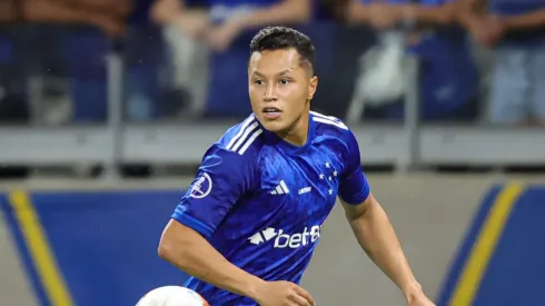  Marlon jogador do Cruzeiro durante partida contra o Alianza Petrolera no estadio Mineirao pelo campeonato Copa Sul-Americana 2024. 
