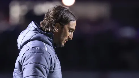 Luis Zubeldía, técnico do São Paulo, durante partida contra o Goiás, pela Copa Betano do Brasil.
