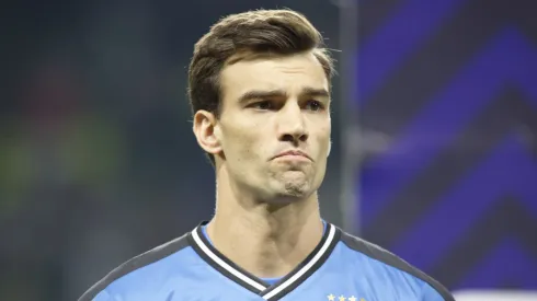 Léo Jardim jogador do Vasco durante partida contra o Palmeiras no estádio Arena Allianz Parque pelo campeonato Brasileiro A 2024. Foto: Anderson Romão/AGIF
