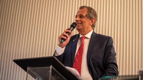 Posse do presidente Luiz Eduardo Baptista no Flamengo. Foto: Paula Reis / Flamengo
