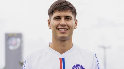 Santiago Mingo durante apresentação no Bahia - Foto: Letícia Martins/EC Bahia