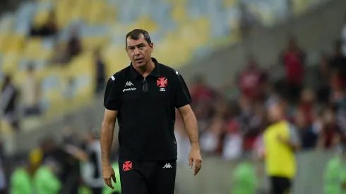  Fábio Carille técnico do Vasco durante partida contra o Flamengo no estádio Maracanã pelo campeonato Carioca 2025. Foto: Thiago Ribeiro/AGIF
