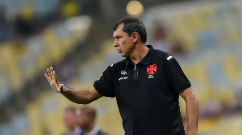  Fábio Carille técnico do Vasco durante partida contra o Flamengo no estádio Maracanã pelo campeonato Carioca 2025. Foto: Thiago Ribeiro/AGIF
