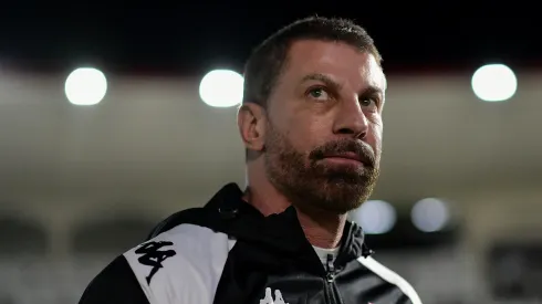 Pedrinho presidente do Vasco durante partida contra o Bragantino no estádio São Januário pelo campeonato Brasileiro A 2024. Foto: Thiago Ribeiro/AGIF
